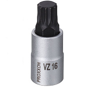 1/2" головка с 12-ти зубцовой звездочкой для XZN болтов, 55 мм, VZ  16 Proxxon (23328)